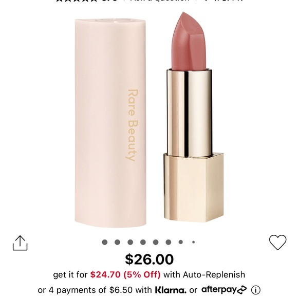 Rare Beauty Kind Words Matte Lipstick in Humble (used once, full size) - Picture 7 of 7